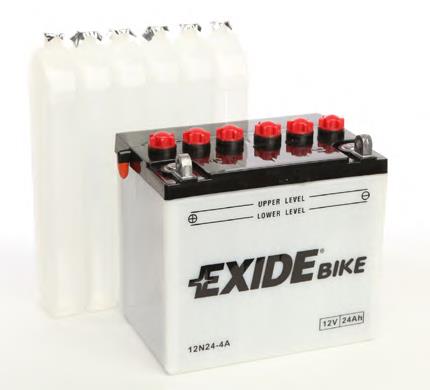 12N244A Exide bateria recarregável (pilha)