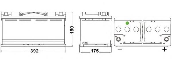 Аккумулятор EB1100 Exide
