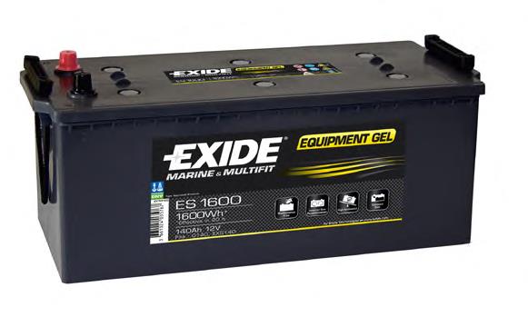 ES1600 Exide bateria recarregável (pilha)