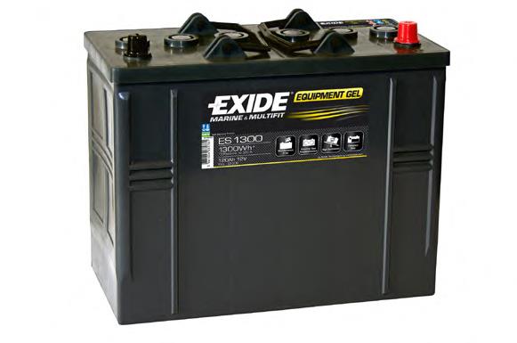 ES1300 Exide bateria recarregável (pilha)