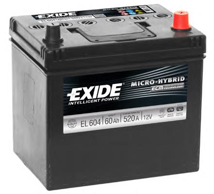 EL604 Exide bateria recarregável (pilha)
