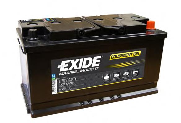 ES900 Exide bateria recarregável (pilha)