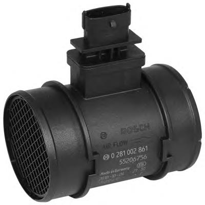 38764 Sidat sensor de fluxo (consumo de ar, medidor de consumo M.A.F. - (Mass Airflow))