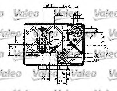 Relê das velas de incandescência MHG16 Mahle Original