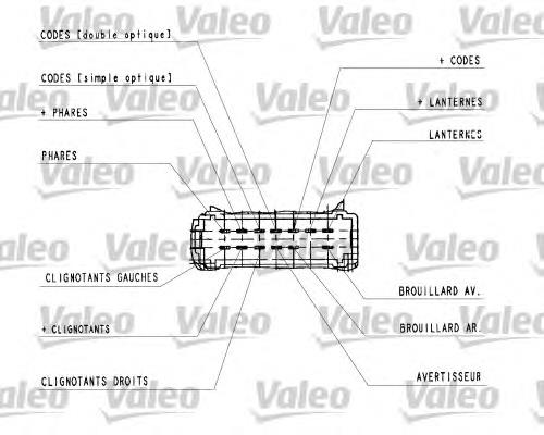 251439 VALEO Левый подрулевой переключатель