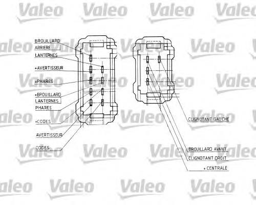 7700798484 Renault (RVI) Comutador esquerdo instalado na coluna da direção