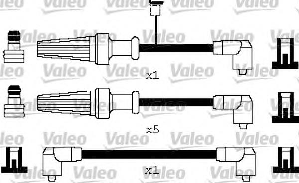 Fios de alta voltagem, kit 346303 VALEO