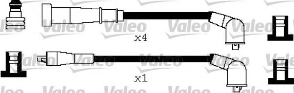 346309 VALEO fios de alta voltagem, kit
