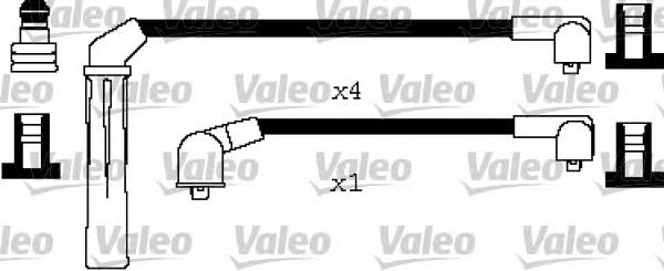 Fios de alta voltagem, kit 346308 VALEO