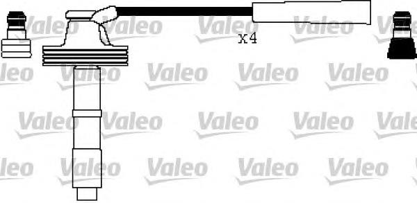 346326 VALEO fios de alta voltagem, kit