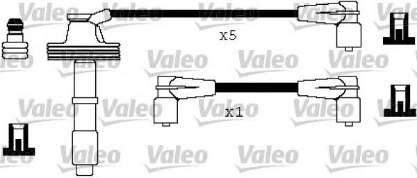 346327 VALEO fios de alta voltagem, kit