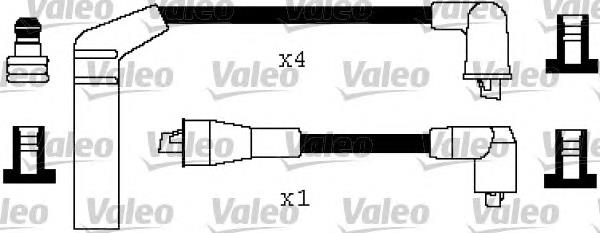 346329 VALEO высоковольтные провода