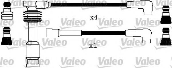 Fios de alta voltagem, kit 346321 VALEO