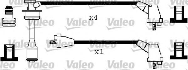 346258 VALEO fios de alta voltagem, kit