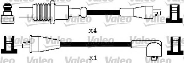 Fios de alta voltagem, kit 346396 VALEO