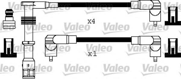 346384 VALEO fios de alta voltagem, kit