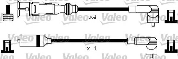 346381 VALEO fios de alta voltagem, kit