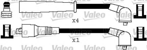 Fios de alta voltagem, kit 346352 VALEO