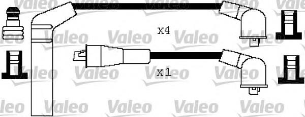 346353 VALEO fios de alta voltagem, kit