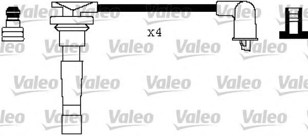 346351 VALEO fios de alta voltagem, kit