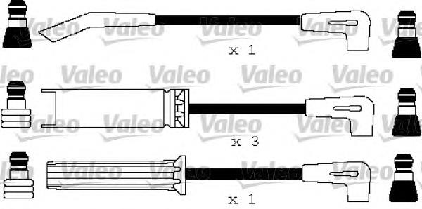 Fios de alta voltagem, kit 346160 VALEO