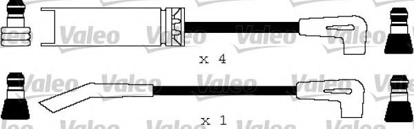 346161 VALEO fios de alta voltagem, kit