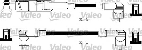 346118 VALEO fios de alta voltagem, kit