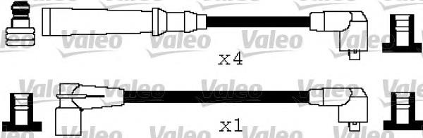 Fios de alta voltagem, kit 346209 VALEO