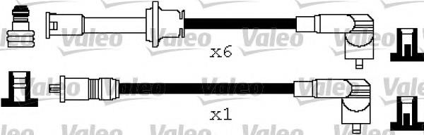 346207 VALEO fios de alta voltagem, kit