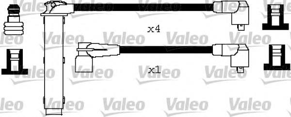 346237 VALEO высоковольтные провода
