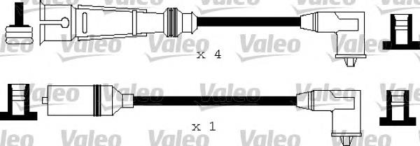 346176 VALEO fios de alta voltagem, kit