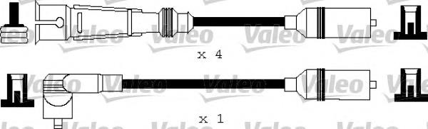 Fios de alta voltagem, kit 346177 VALEO