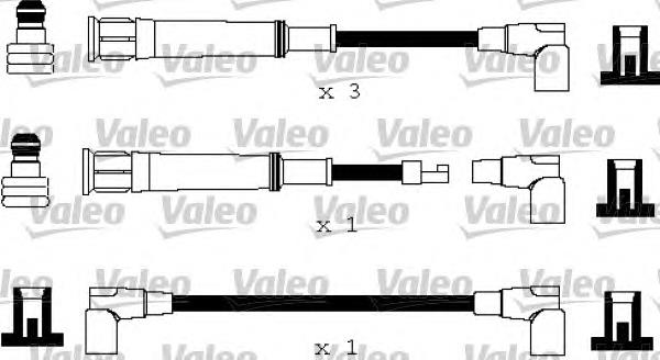 346173 VALEO fios de alta voltagem, kit