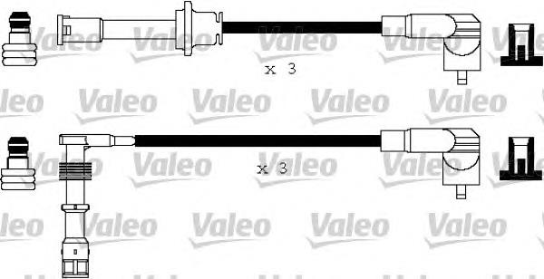 Fios de alta voltagem, kit 346182 VALEO