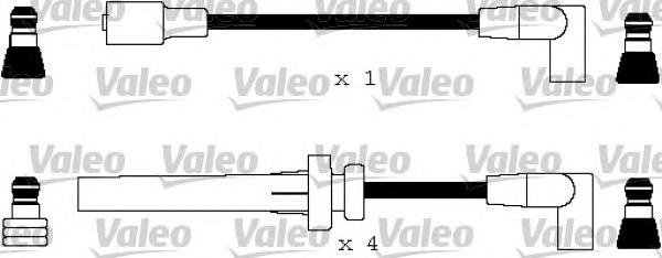Fios de alta voltagem, kit 346167 VALEO