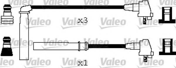 346198 VALEO fios de alta voltagem, kit