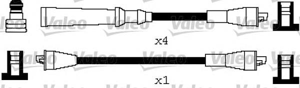 346642 VALEO fios de alta voltagem, kit