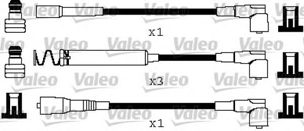 Fios de alta voltagem, kit 346669 VALEO