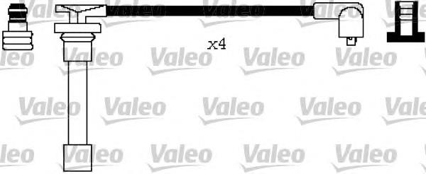 Fios de alta voltagem, kit 346655 VALEO