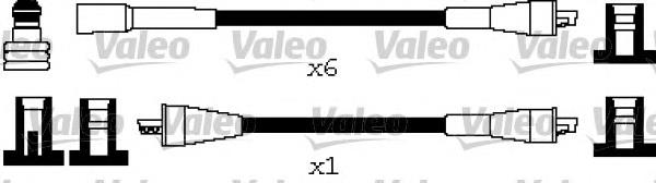 Fios de alta voltagem, kit 346662 VALEO