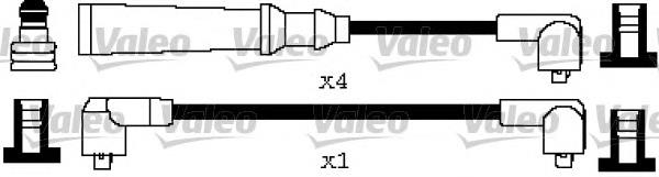 Fios de alta voltagem, kit 346593 VALEO