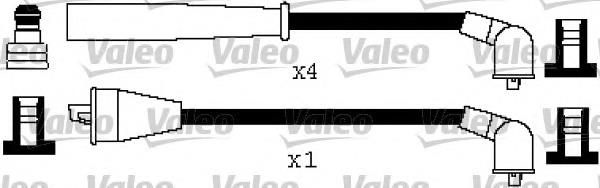 Fios de alta voltagem, kit 346477 VALEO