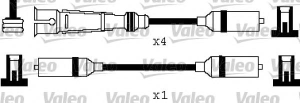 346464 VALEO fios de alta voltagem, kit