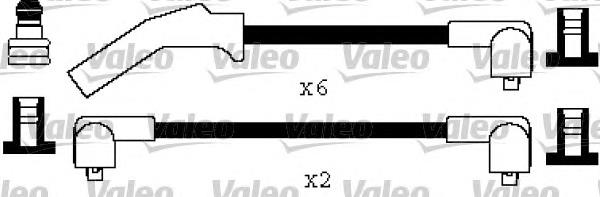 Fios de alta voltagem, kit 346483 VALEO
