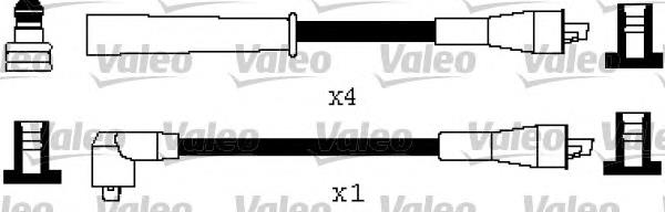 Fios de alta voltagem, kit 346492 VALEO