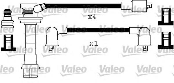 Fios de alta voltagem, kit 346431 VALEO