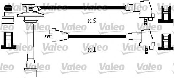 346450 VALEO fios de alta voltagem, kit