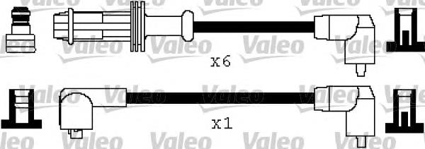 Fios de alta voltagem, kit 346449 VALEO