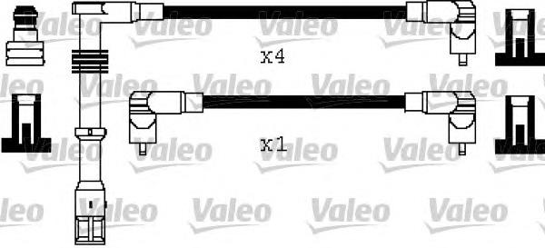 Fios de alta voltagem, kit 346565 VALEO