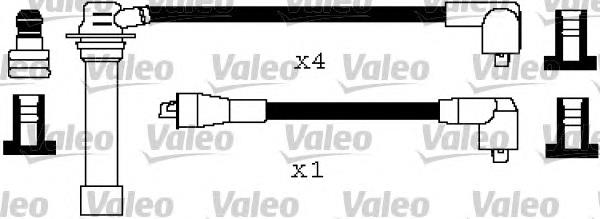 Fios de alta voltagem, kit 346585 VALEO